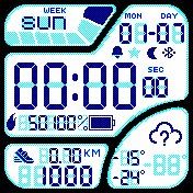 orig3_3dman_v6_calories Amazfit BIP watchface