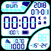 orig3_3dman_v6_minisec_off_eng Amazfit BIP watchface