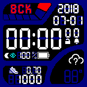 orig3_3dman_v6_minisec_weather_black_red Amazfit BIP watchface