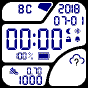 orig3_3dman_v6_minisec_weather_off_sdw Amazfit BIP watchface