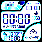 orig_3dman_calories Amazfit BIP watchface