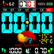 ostrolom_modWF Amazfit BIP watchface