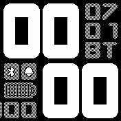 peb_black_white Amazfit BIP watchface