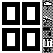 pebble17_Invert Amazfit BIP watchface