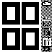 pebble17_Invert Amazfit BIP watchface