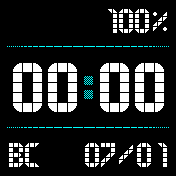 pebble_dark Amazfit BIP watchface