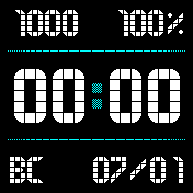 pebble_dark_steps Amazfit BIP watchface