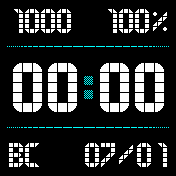 pebble_dark_steps Amazfit BIP watchface