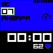 pebble_ttmm_blue Amazfit BIP watchface