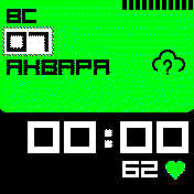 pebble_ttmm_green Amazfit BIP watchface