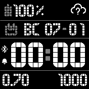 peble_3dman_distance Amazfit BIP watchface