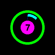 rainbow Amazfit BIP watchface