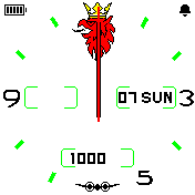saabWhite Amazfit BIP watchface