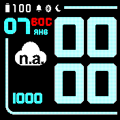 simplicity_2big Amazfit BIP watchface