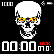skull_blink_v2 Amazfit BIP watchface