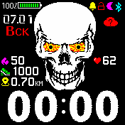 skull_blink_v3 Amazfit BIP watchface