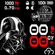 starwars_darthvader Amazfit BIP watchface