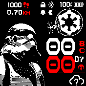 starwars_stormtrooper Amazfit BIP watchface