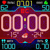 stratos_status_radiance Amazfit BIP watchface