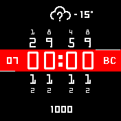 third_v2_by_vlack Amazfit BIP watchface
