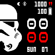 trooper_face Amazfit BIP watchface