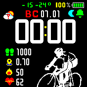 velosport_V2 Amazfit BIP watchface