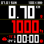 walker3 Amazfit BIP watchface