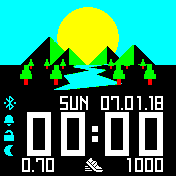 weather_3dman_v2_eng Amazfit BIP watchface