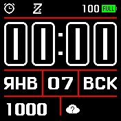 www_weather Amazfit BIP watchface